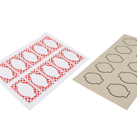 Labels for making jam or chutney