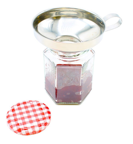 jam funnel with jar