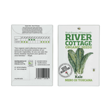 River Cottage Organic Seeds packaging for Kale Nero di Toscana on a white background