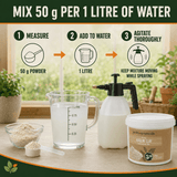 kaolin clay tub and mixing instructions