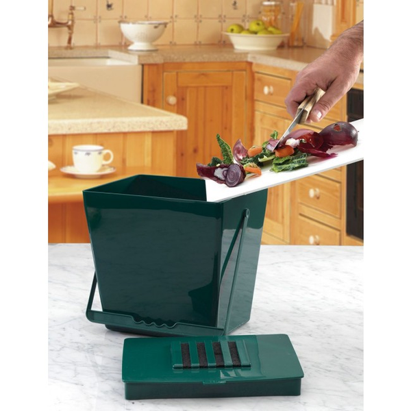 Cestino Per Cucina Relaxdays, 9 L, Cestino Per Compost Appeso - Foto 5