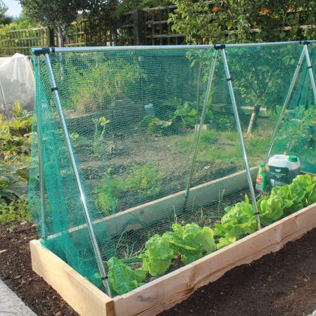 Large A frame with green netting