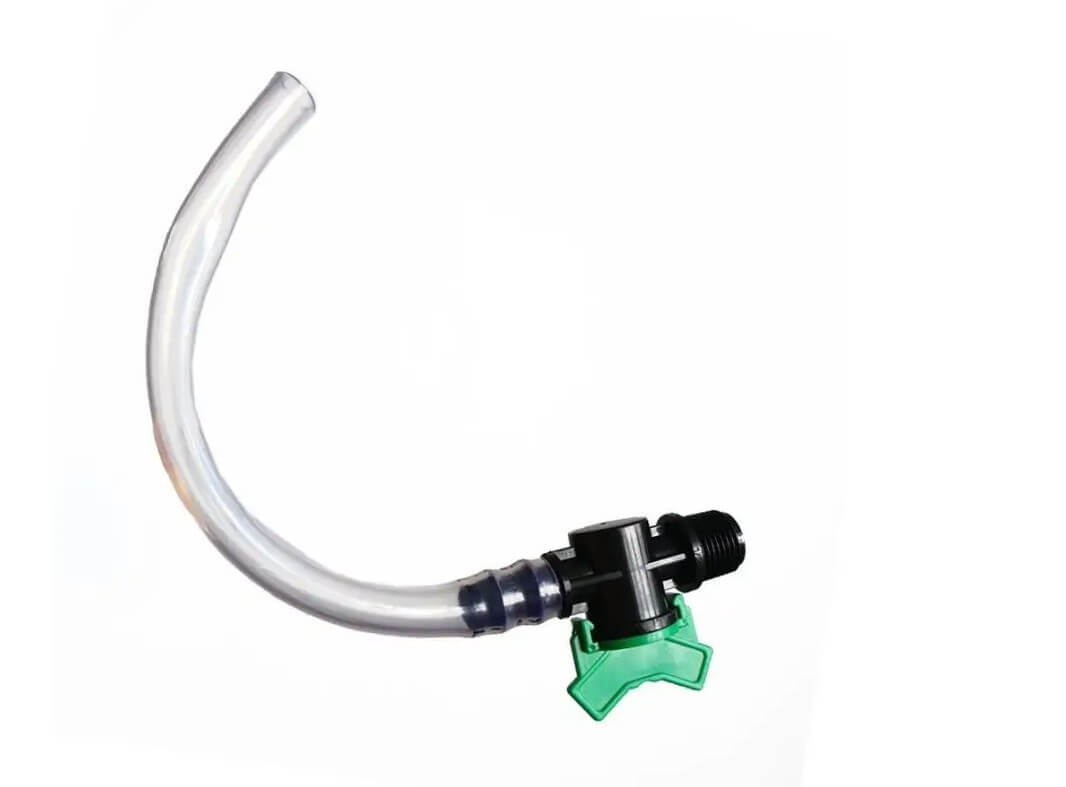 compost bin hose white background