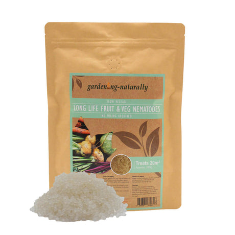 packet of long life fruit and veg nematodes