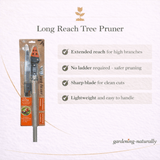 Tree Pruner - Long reach-  1.5m with Blade and Saw - Long Handle
