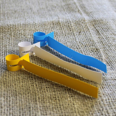 Loop plant tie labels
