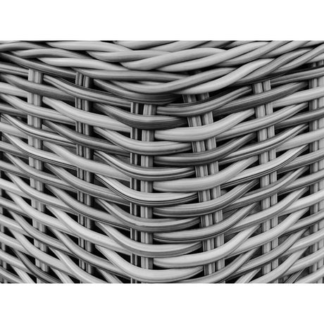 close up of lounge chair rattan