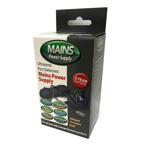 Mains adapter for cat repeller 