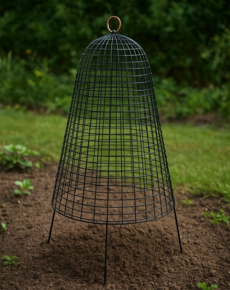 Farmhouse Metal Bell Cloche For Protecting Garden Plants