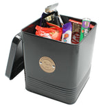 Chocolate or Pet Treat Tin Midnight Black