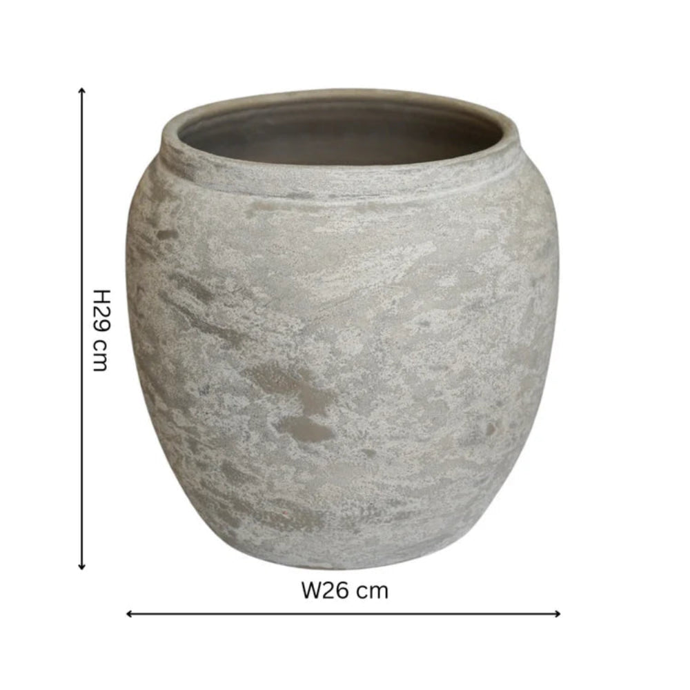 milos indoor planter dimensions