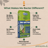 Viano MO BACTER fertiliser bag with features listed on a beige background