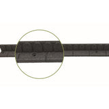 black rubber garden edging