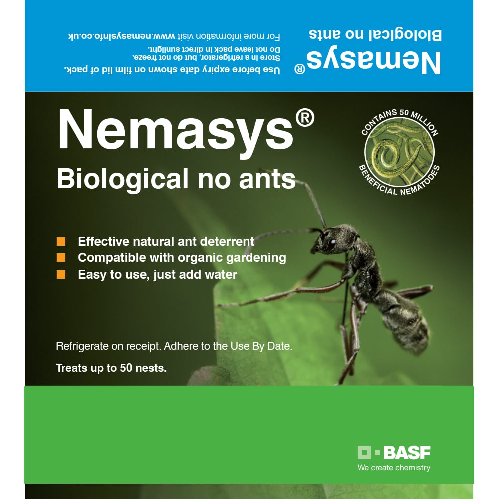 Ant nematode pack for Nemasys showing safe for children