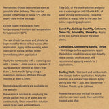 Instructions on gardening naturally fruit and vegetable nematodes