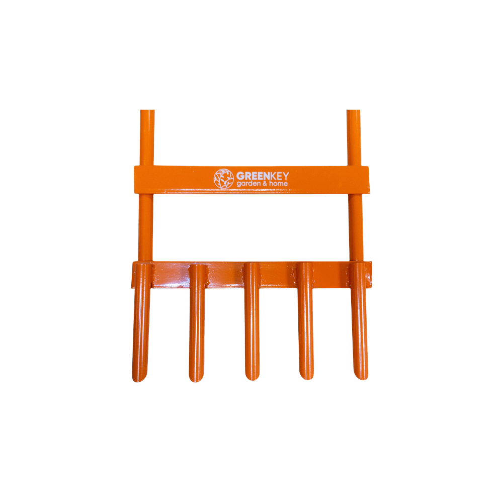 Orange aerator with 'Greenkey'  for lawns