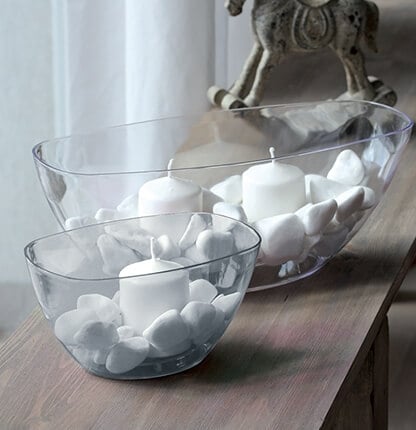 Oval Orchid Pot - Transparent