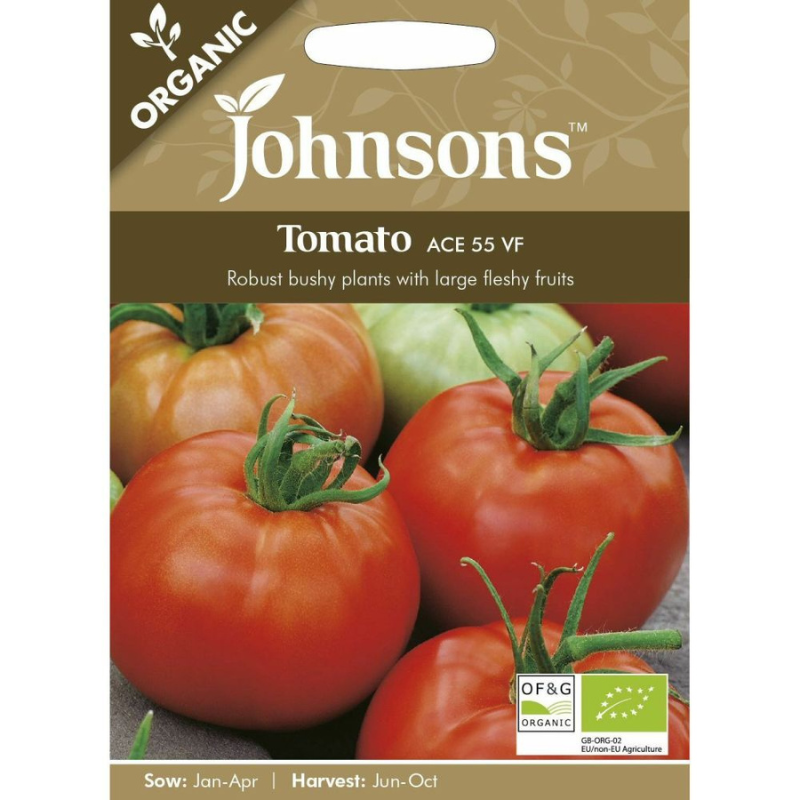 Organic Tomato Seeds Ace 55