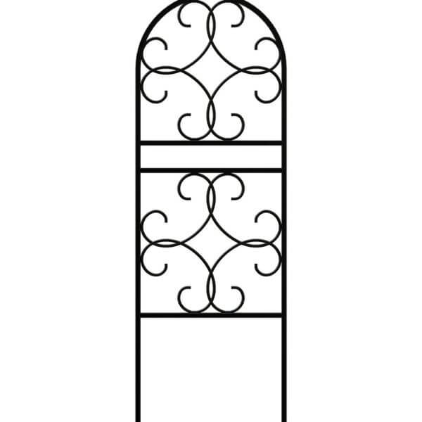 Plant Support Trellis for Planter Scroll Design