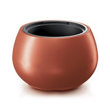 Copper Coloured Plant Pot Paisley