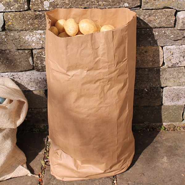 25Kg Paper Potato Sacks for Storage – Gardening Naturally