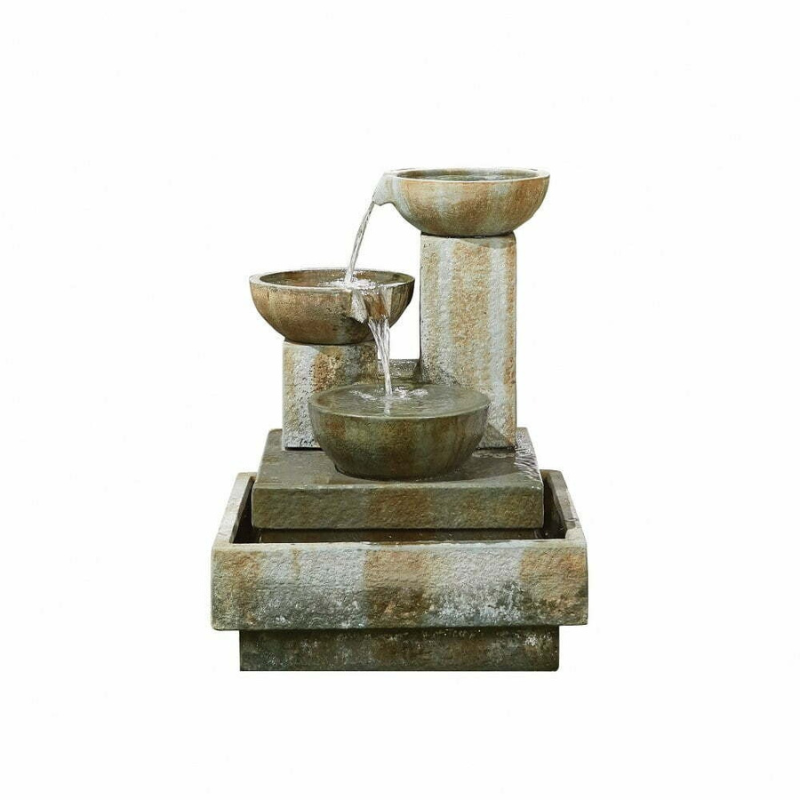 Patina Bowls Water Feature