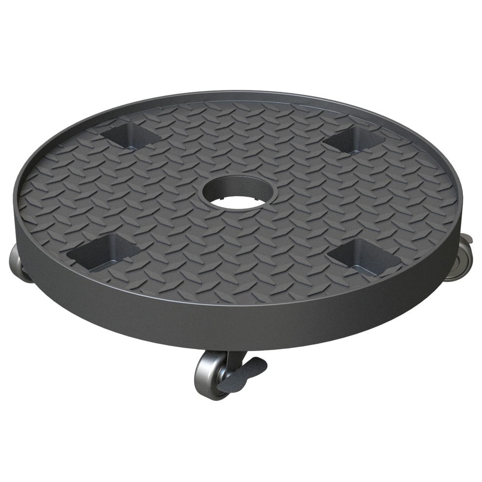 planter pot with wheels Heavy Duty Planter Caddy from Gardening Naturally