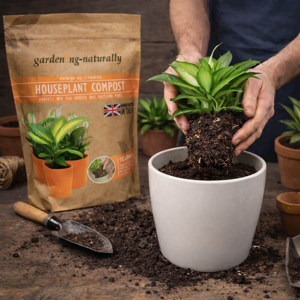 compost for pot plants Premium Houseplant Compost With a Mix of Premium Ingredients – Gardening Naturally