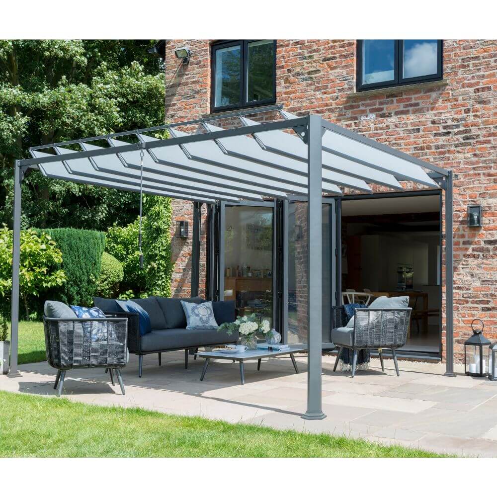 Outdoor Garden Pergola3x3.6m  - Pandora Leaf