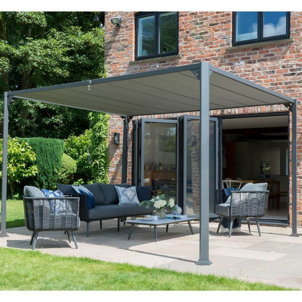 Outdoor Garden Gazebo 3x3m - Pandora Leaf