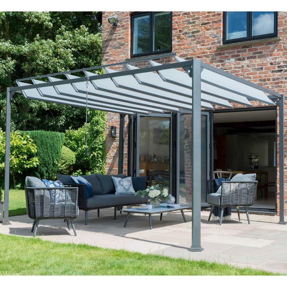 Outdoor Garden Gazebo 3x3m - Pandora Leaf