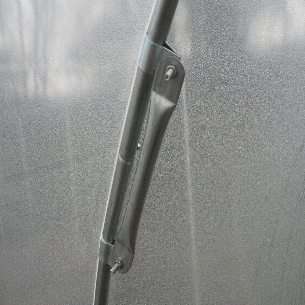 Close-up of a car wiper blade on a gray background