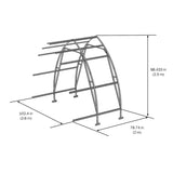 design of arrow garden polytunnel greenhouse