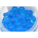 Close up of the pond filter blue balls