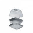 Three components of a plastic small propagator