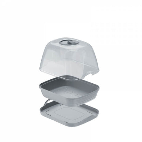 Three components of a plastic small propagator