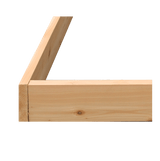 wooden Raised Beds panels joining