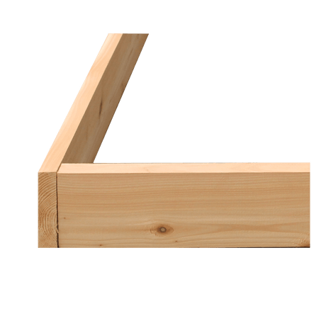 wooden Raised Beds panels joining