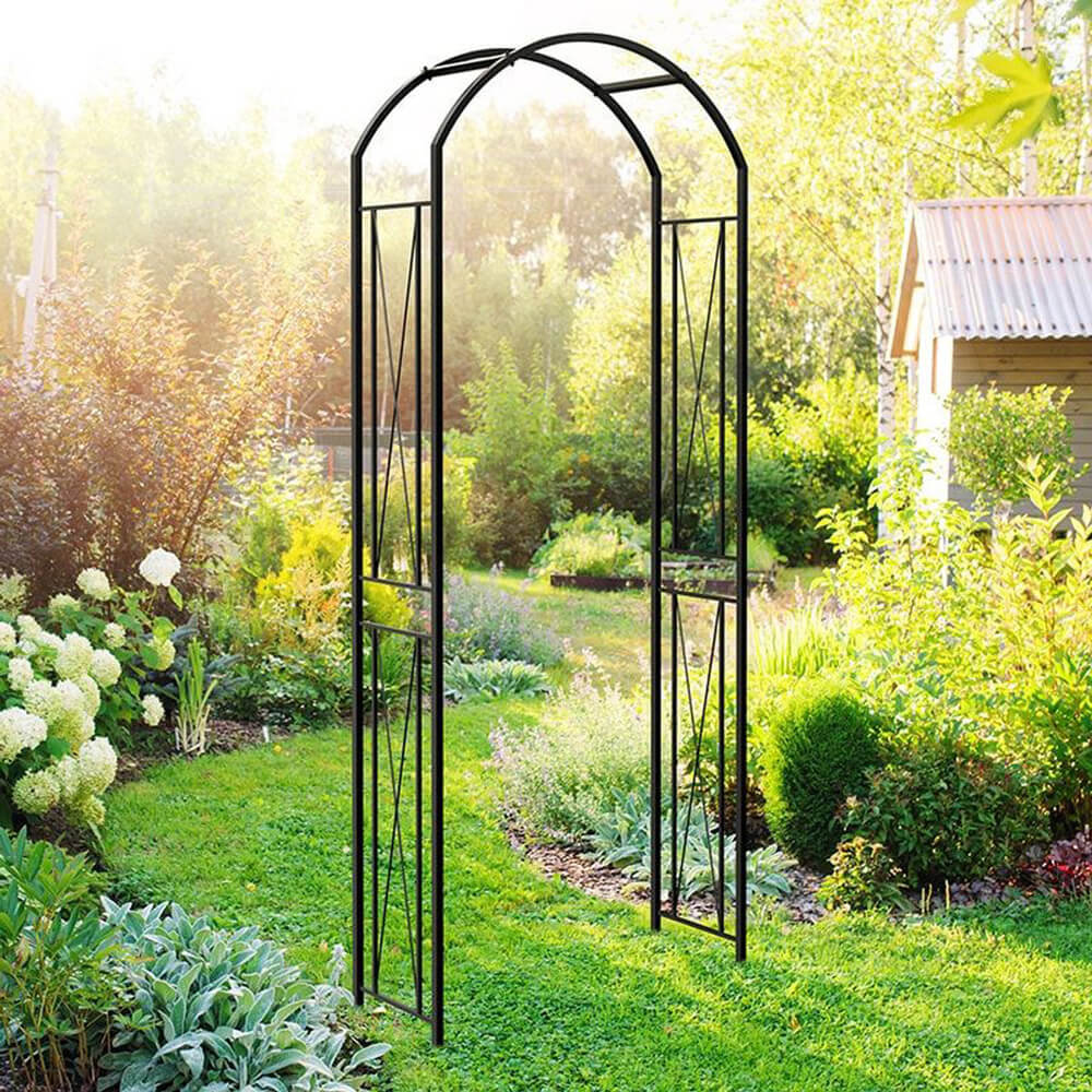 Metal Round Top Arch for Climbing Plants
