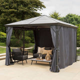 Garden Gazebo Polycarbonate Square 3x3m