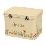 Seed Storage Tin with Seed Envelopes & Dividers