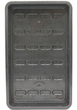 seed tray black on white backgound