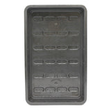 Black seed tray no holes