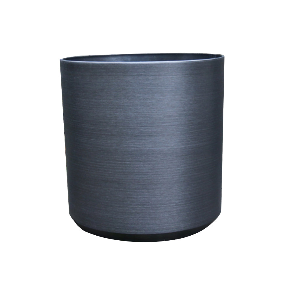 sheer cylinder obsidian grey pot