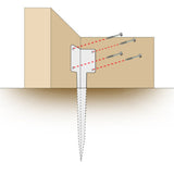 single raised bed support corner instructions