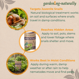 snail nematode benefits juvenile