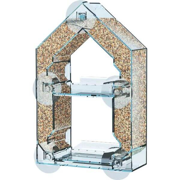 Sneak-a-Peek Clear Bird Feeder