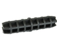 A black plastic fruit tree pole connector straight for 19mm tubes.