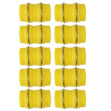 yellow heavy duty pipe clips for fruit and vegetable cages