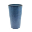 blue tall flower pot